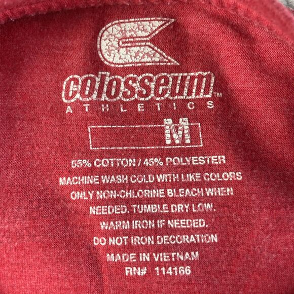 Nebraska Cornhuskers Shirt Mens Medium Red Black White Long Sleeve Tee - Picture 8 of 8